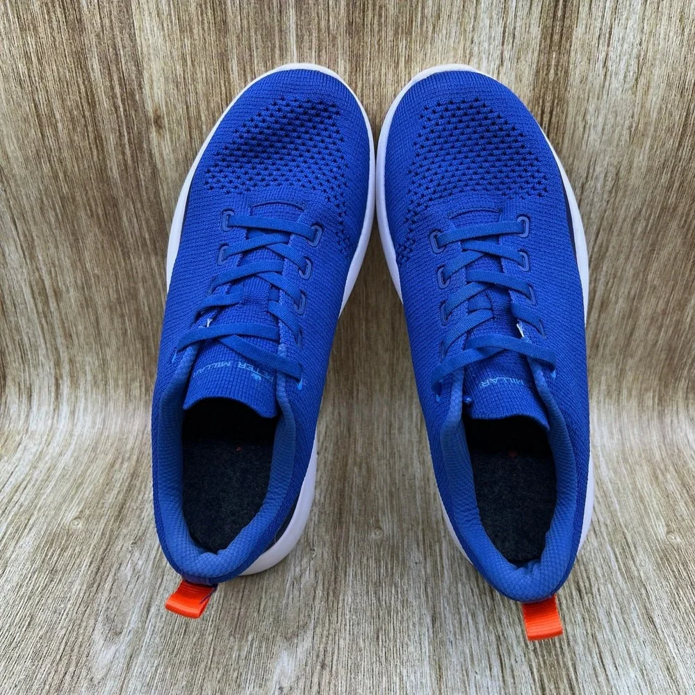 Peter‎ Millar Hyperlight Glide Men's Size 8 Cobalt Blue Knit Sneakers MS20EF03